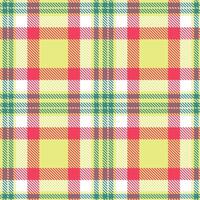Plaid pattern seamless. Neon Illuminating and Dusky Taos Turquoise Tartan Textile Design. vector
