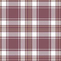 Plaid pattern seamless. Soft Renaissance Rose and Iridescent White Tartan Textile Design. vector