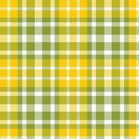 Modern Seamless Tartan featuring Smoky White and Mellow BioShock Textile Design vector