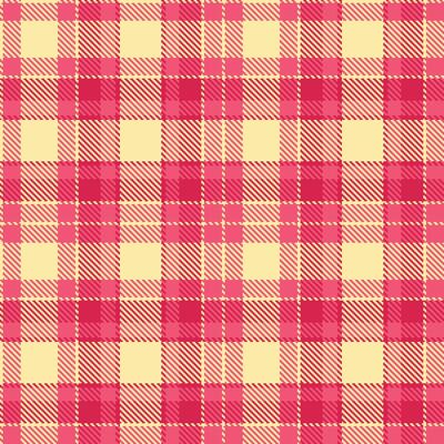 Plaid pattern seamless. Rich Rite of Spring and Bright Fiery Rose Tartan Textile Design.