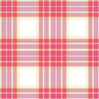 Cool Rite of Spring Tartan patterns fabric texture. Modern Classic Fiery Rose Seamless Tartan vector