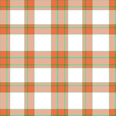 Neon Billiards Cloth Tartan patterns fabric texture. Modern Soft Carrot Seamless Tartan