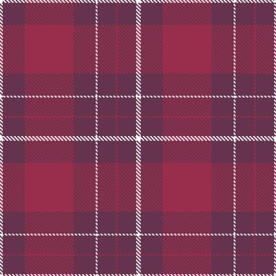 Cool Wine Gummy Red Tartan patterns fabric texture. Modern Neon White Seamless Tartan