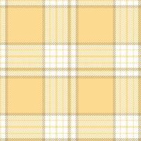 Modern Iridescent Lemon Pound Cake and Dusty White Seamless Tartan Textile Design vector