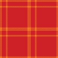 Metallic Orange you Happy Tartan patterns fabric texture. Modern Highland Vampire State Building Seamless Tartan vector
