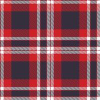 Deep Vampire State Building Seamless Tartan with Traditional White accents Textile Design vector