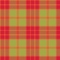 Autumn Hot Embers Tartan patterns fabric texture. Modern Autumn Red Tape Seamless Tartan vector