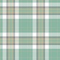Deep Trinity Islands and Dusky Source Green Seamless Tartan Textile Design vector