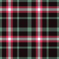 Muted Crow and Cool Sheffield Seamless Tartan Textile Design vector