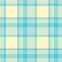 Plaid pattern seamless. Rustic Banana Custard and Rustic Mint Tea Tartan Textile Design. vector