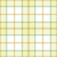 Rustic Gingko Tartan patterns fabric texture. Modern Metallic Luscious Lemon Seamless Tartan vector