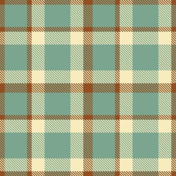 Modern Seamless Tartan featuring Metallic Mammoth Wool and Pale Catnip Textile Design vector