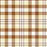tartán modelo sin costura. ligero mamut lana y tierras altas blanco tartán textil diseño. vector