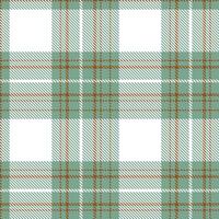 Cool Catnip Seamless Tartan with Neon Mammoth Wool accents Textile Design vector