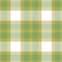 Neon Tarpon Green and Vivid Springview Green Seamless Tartan Textile Design vector