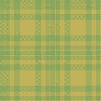 Modern Seamless Tartan featuring Cool Springview Green and Highland Tarpon Green Textile Design vector