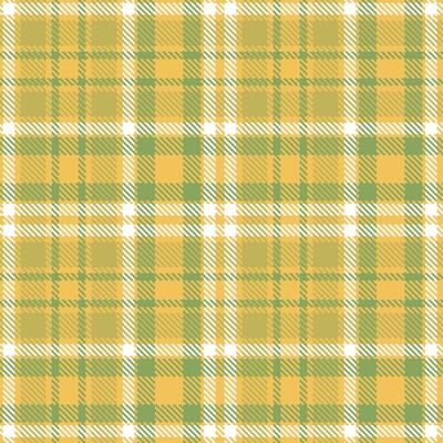 Modern Light Deep Fried Sun Rays and Smoky Springview Green Seamless Tartan Textile Design