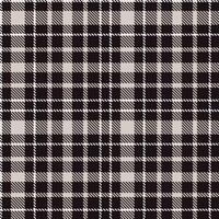 Modern Seamless Tartan featuring Dusky Crow and Metallic Pediment Textile Design vector