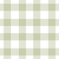 Rustic White Tartan patterns fabric texture. Modern Bright Bamboo White Seamless Tartan vector