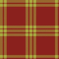 Plaid pattern seamless. Highland Elysian Green and Mellow Old Mandarin Tartan Textile Design. vector