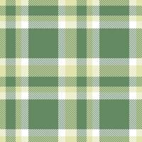 Metallic Bit of Lime and Vibrant Stone Green Seamless Tartan Textile Design vector