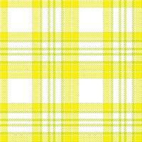 Plaid pattern seamless. Fire White and Classic Goldzilla Tartan Textile Design. vector