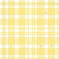 Plaid pattern seamless. Traditional White and Rustic Quack Quack Tartan Textile Design. vector