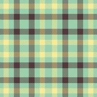 Smoky Heath Green Tartan patterns fabric texture. Modern Rustic Lemon Gelato Seamless Tartan vector