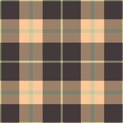 Fire Sprout Tartan patterns fabric texture. Modern Sandy Black Truffle Seamless Tartan