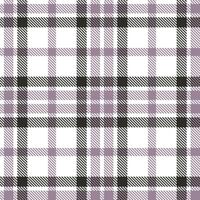 Rustic White Seamless Tartan with Iridescent Merlins Choice accents Textile Design vector