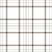 Iridescent Brown Derby and Soft White Seamless Tartan Textile Design vector