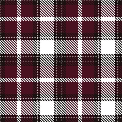 Plaid pattern seamless. Neon White and Vivid Scandinavian Liquorice Tartan Textile Design.