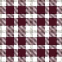 Modern Seamless Tartan featuring Soft White and Vivid Powered Rock Textile Design vector
