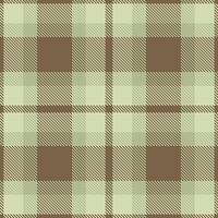 Metallic Arts and Crafts Tartan patterns fabric texture. Modern Traditional Celery Bunch Seamless Tartan vector
