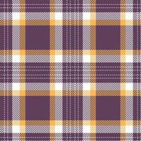 Warm Grape Fizz Seamless Tartan with Smoky White accents Textile Design vector