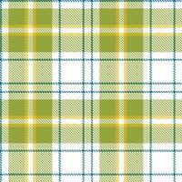 Plaid pattern seamless. Vibrant White and Rich Seaport Tartan Textile Design. vector