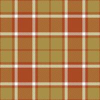 Modern Seamless Tartan featuring Deep Island Monkey and Soft Epidote Olvene Ore Textile Design vector