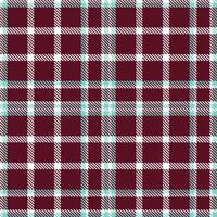 Modern Pale White and Dusky Fig Balsamic Seamless Tartan Textile Design vector