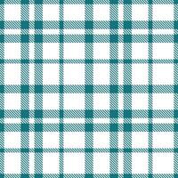 Modern Autumn Scurf Green and Dusky White Seamless Tartan Textile Design vector