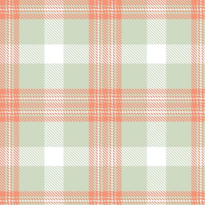 Plaid pattern seamless. Deep Salmon Nigiri and Neon Breakaway Tartan Textile Design.