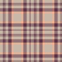 Fire Dinosaur Egg Tartan patterns fabric texture. Modern Autumn Fig Seamless Tartan vector