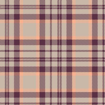 Fire Dinosaur Egg Tartan patterns fabric texture. Modern Autumn Fig Seamless Tartan
