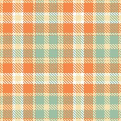 Plaid pattern seamless. Fire Poppy Glow and Deep Flan Tartan Textile Design.