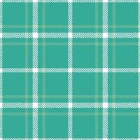 Dark Ambrosial Oceanside Tartan patterns fabric texture. Modern Dark White Seamless Tartan vector