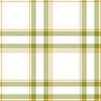 Iridescent White and Mellow Pico Orange Seamless Tartan Textile Design vector