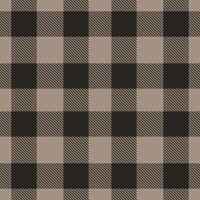 Autumn Cocoa Whip Tartan patterns fabric texture. Modern Pale Bokara Grey Seamless Tartan vector
