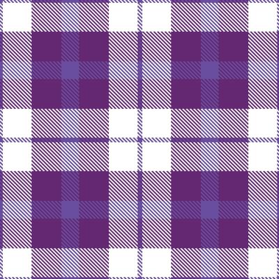 Fire Sagat Purple Tartan patterns fabric texture. Modern Pale White Seamless Tartan