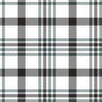 Plaid pattern seamless. Highland White and Autumn Wellington Tartan Textile Design. vector
