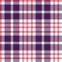 Cool White Tartan patterns fabric texture. Modern Classic Clown Nose Seamless Tartan vector