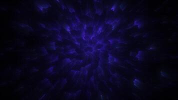 Abstract purple energy flow with motion effect and digital streaks creating a futuristic cosmic visual video
